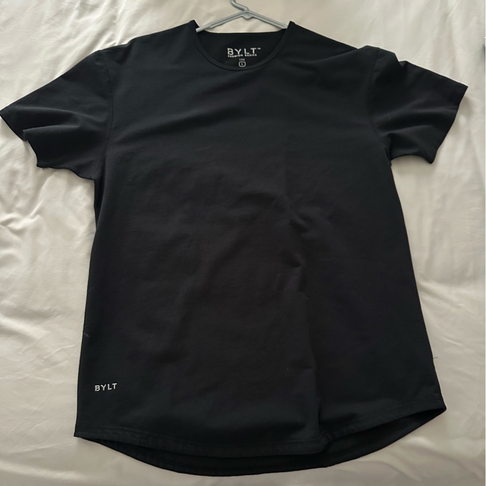 BYLT Basics LUX Black Short Sleeve Tee